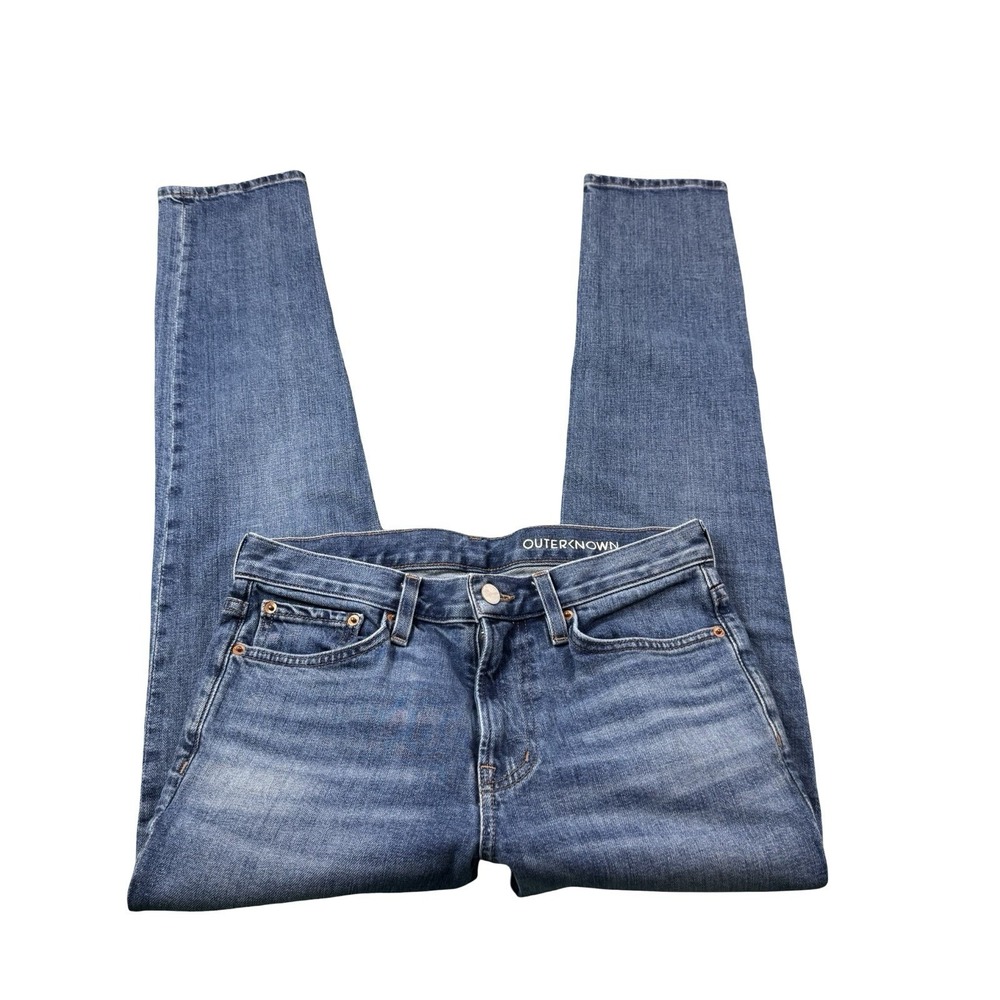 Outerknown Mid Wash Men's Zipper Fly Men's Straight Leg Jean Size 30x32